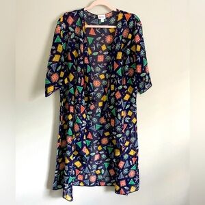 Cutesy Patterned Lularoe Shirley Kimono